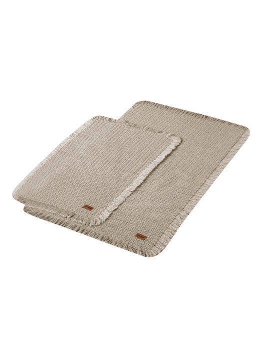 Mijölnir Juego de alfombrillas de baño Beige